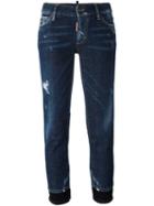 Dsquared2 Skinny Jeans, Women's, Size: 40, Blue, Silk/cotton/spandex/elastane