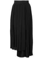 Robert Rodriguez Pleated Skirt - Black