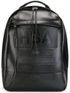 Hood By Air Embossed Logo Backpack