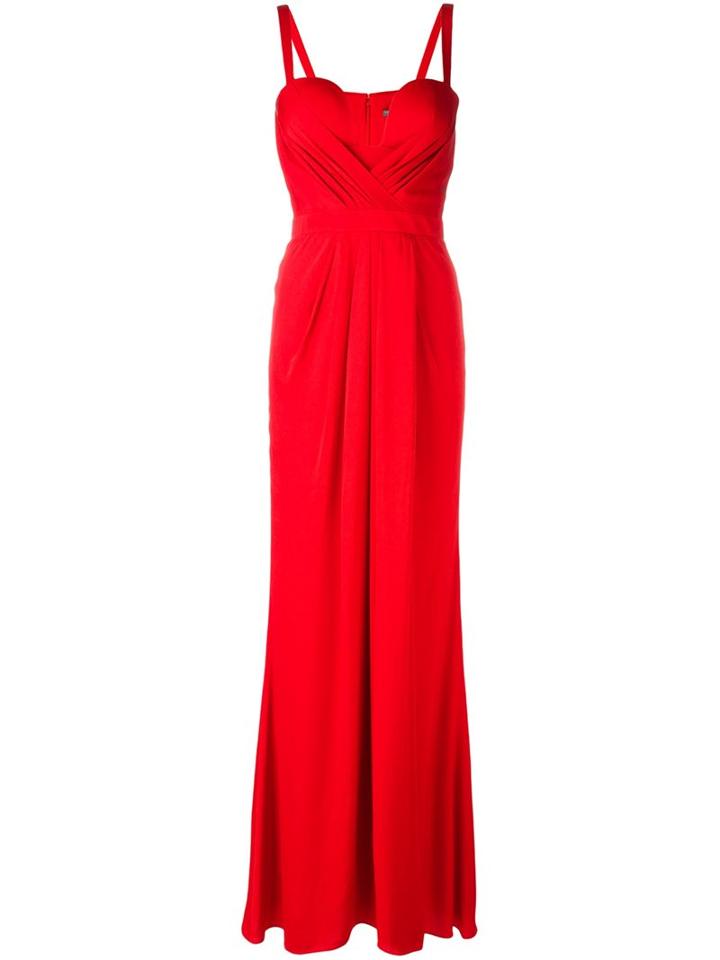 Alexander Mcqueen Drape Wrap Evening Dress