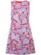 Alice+olivia Floral Print Mini Dress - Red