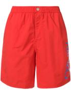 Kenzo Logo Swim Shorts - Red