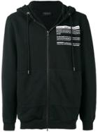 Mauna Kea Zip Front Hoodie - Black
