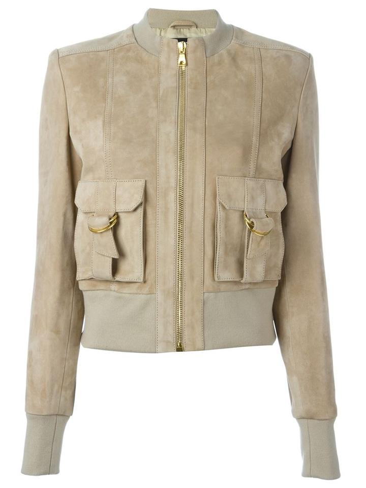 Balmain Zipped Leather Jacket