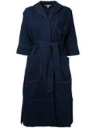 Caramel - Workwear Coat - Women - Cotton/linen/flax - 10, Blue, Cotton/linen/flax