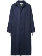 Facetasm Oversized Single Breasted Coat - Blue
