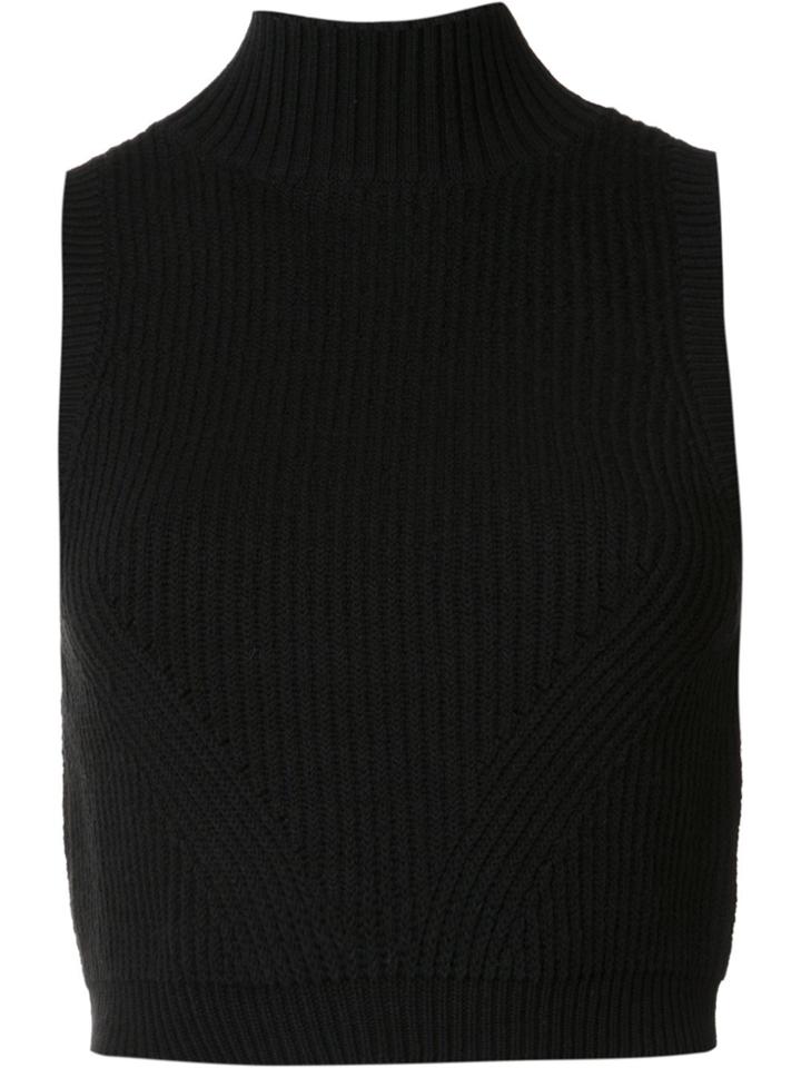 Zac Zac Posen 'liv' Cropped Tank Top - Black