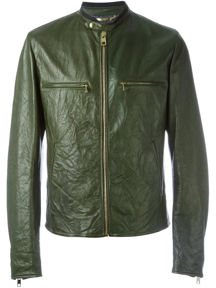 Dolce & Gabbana Creased Leather Jacket