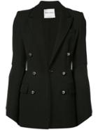 Prabal Gurung - Double Breasted Tailored Jacket - Women - Polyester - 4, Women's, Black, Polyester