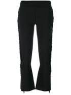 Opening Ceremony Trousers With Frayed Trim - Black