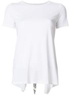 Dondup Rear-cropped T-shirt - White