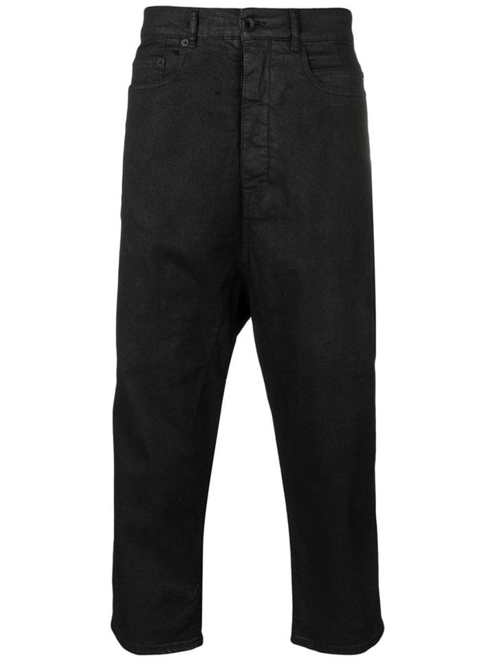 Rick Owens Drkshdw Drop Crotch Jeans - Black