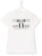 Elisabetta Franchi Kids Comic Print T-shirt - White