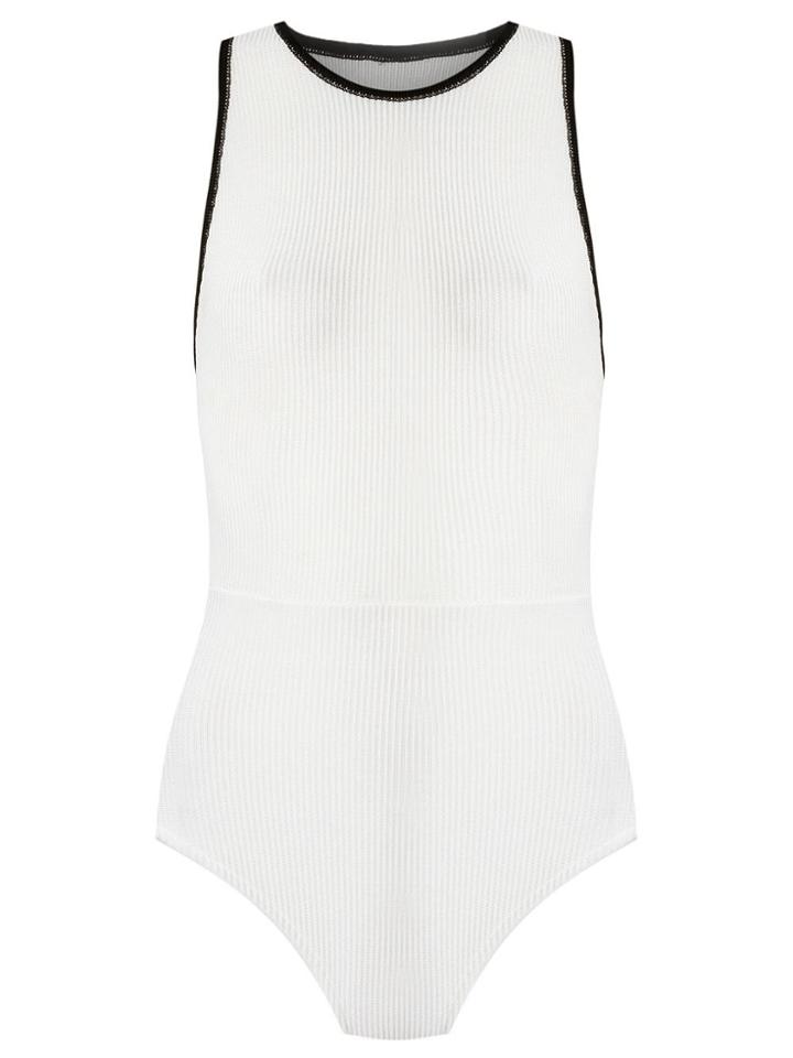 Haight Knit Swimsuit - White