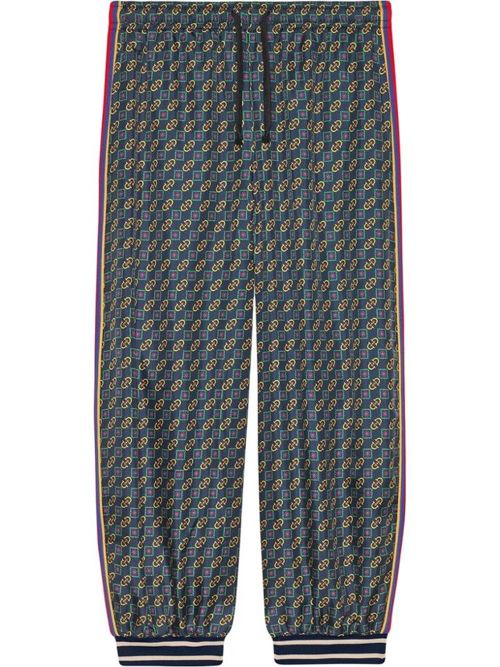 Gucci Bi-material Harem Style Pant - Green