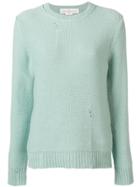 Golden Goose Deluxe Brand Cashmere Distressed Jumper - Green