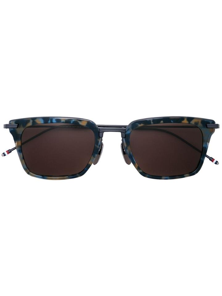 Thom Browne Eyewear Thom Browne Eyewear Tbs811 Black Iron-white Gold