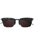 Thom Browne Eyewear Thom Browne Eyewear Tbs811 Black Iron-white Gold