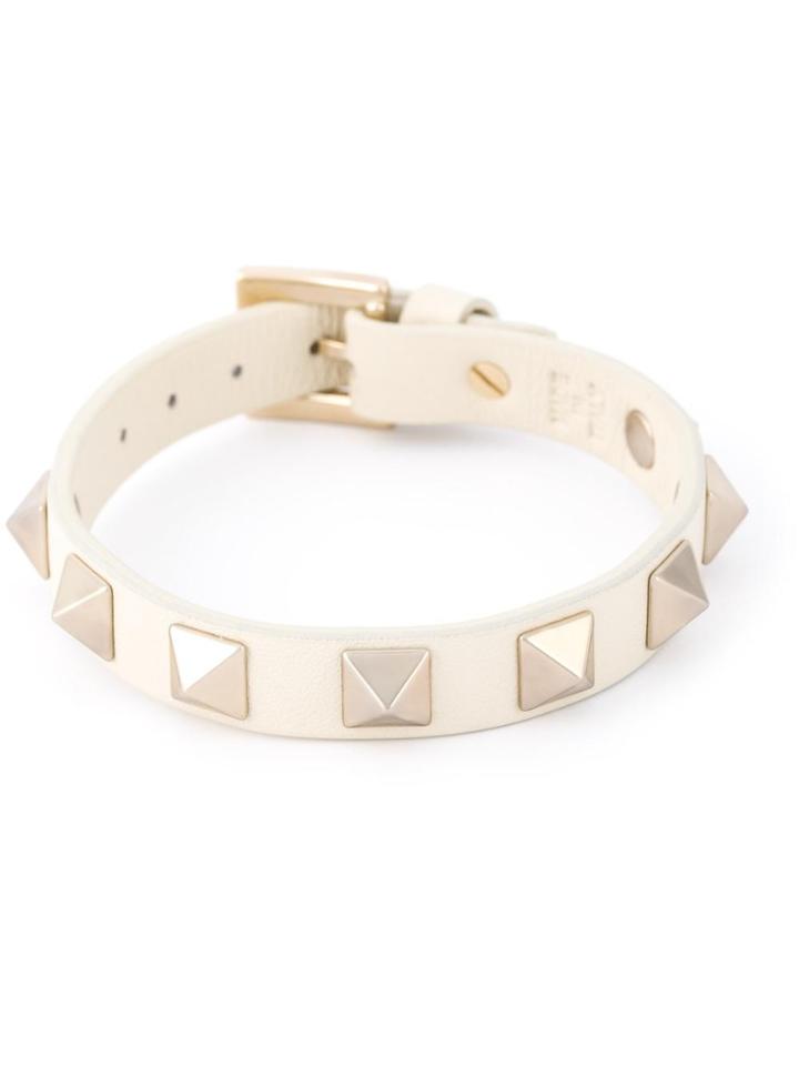 Valentino 'rockstud' Bracelet - Nude & Neutrals
