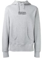 Belstaff Logo Back Hoodie, Men's, Size: Large, Grey, Cotton/polyester