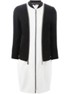 Barbara Bui Detachable Jacket Dress, Women's, Size: 36, White, Polyester/spandex/elastane