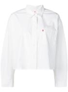 Levi's Cropped Chest Pocket Shirt - White