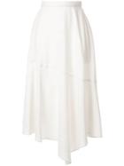 G.v.g.v. Asymmetric Hem Skirt - White