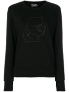 Karl Lagerfeld Karl Constellation Head Sweatshirt - Black