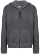 Michael Bastian Zip Front Hoodie - Grey