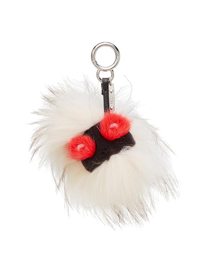 Fendi Mini Eye Charm - White