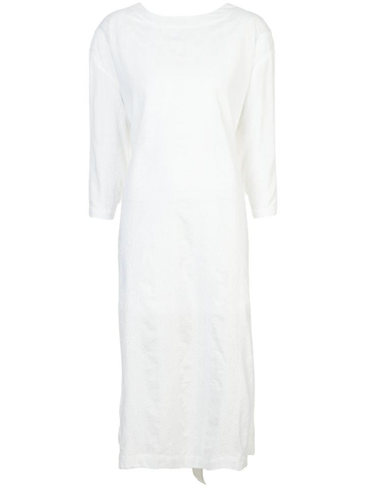 Rodebjer Boat Neck Midi Dress - White