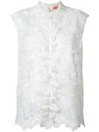 No21 Embroidered Top - White