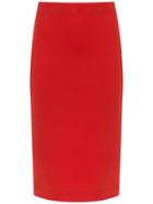 À La Garçonne Pencil Skirt - Red