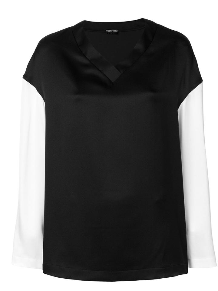 Tom Ford Long Sleeved T-shirt - Black