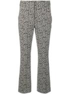 Dorothee Schumacher Printed Cropped Trousers - Black