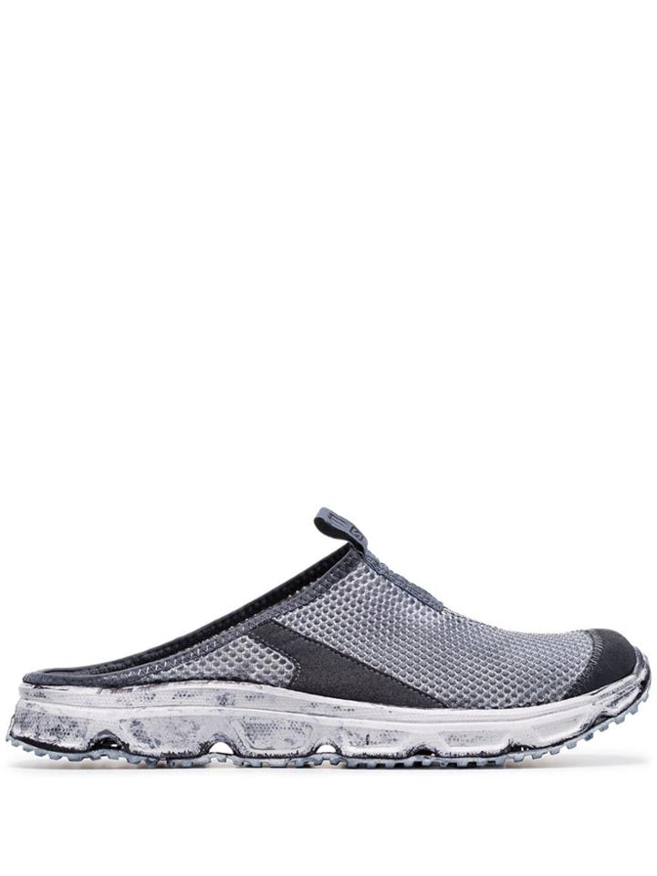 Salomon S/lab Dusty Blue X Bbs Slip-on Sneakers - Black
