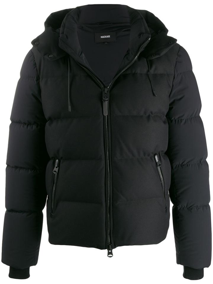 Mackage Hooded Puffer Jacket - Black
