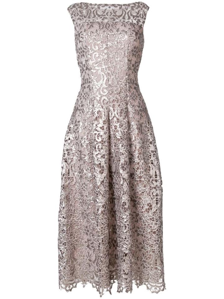Talbot Runhof Paillette-embellished Dress - Neutrals