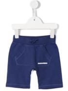 Dsquared2 Kids - Logo Print Shorts - Kids - Cotton - 24 Mth, Blue