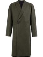 Haider Ackermann Button Front Coat - Green