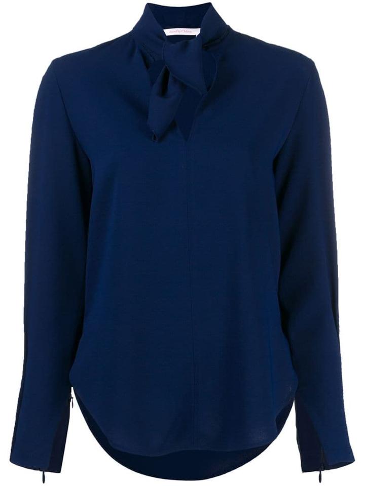 See By Chloé Tie-neck Blouse - Blue
