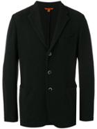 Barena Three Button Blazer, Men's, Size: 52, Black, Cotton/acrylic/polyester/viscose
