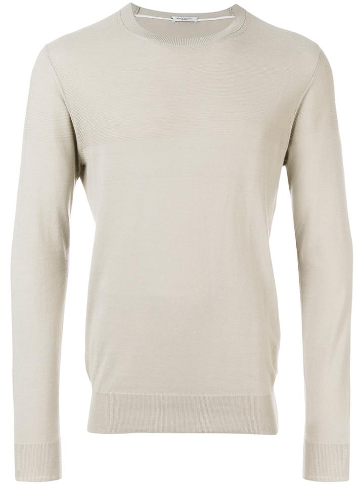Paolo Pecora Crew Neck Sweater - Nude & Neutrals