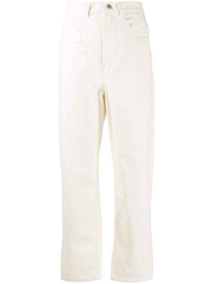 Anntian High-waisted Trousers - Neutrals