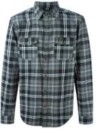 Les (art)ists Plaid Shirt, Men's, Size: Small, Grey, Cotton