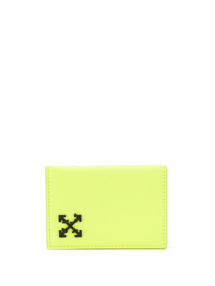 Off-white Arrows Appliqué Wallet - Yellow