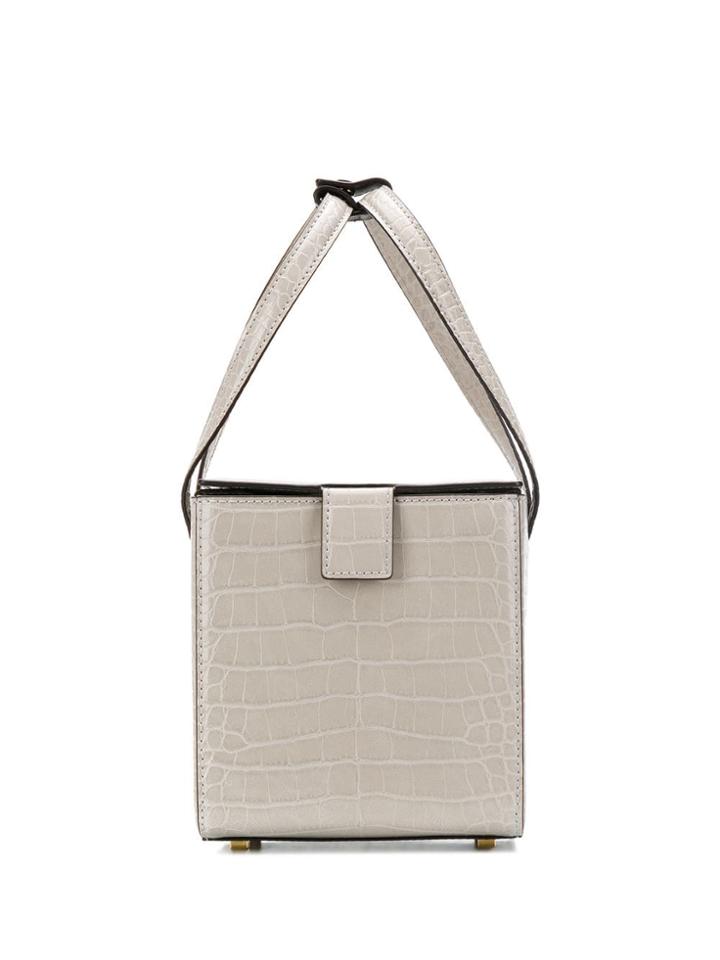Eudon Choi Crocodile Effect Tote Bag - Grey