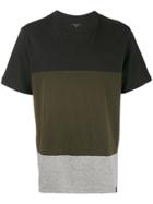 Rag & Bone Precision Colour Block T-shirt - Green