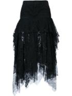 Faith Connexion Lace Jeans Skirt