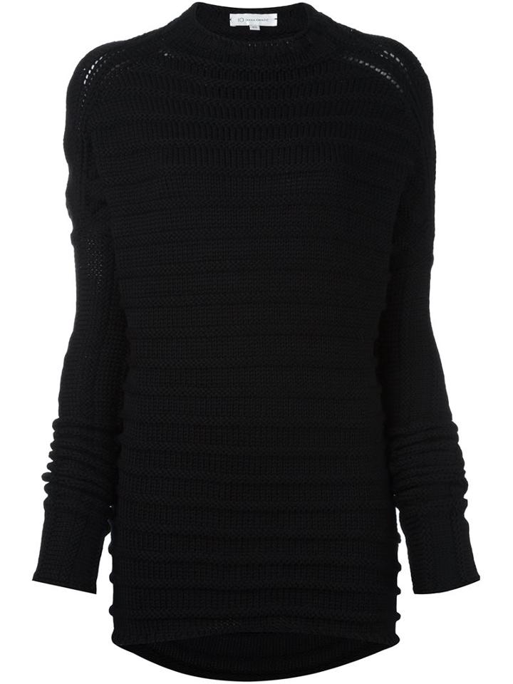 Io Ivana Omazic Ribbed Jumper, Women's, Size: 40, Blue, Merino